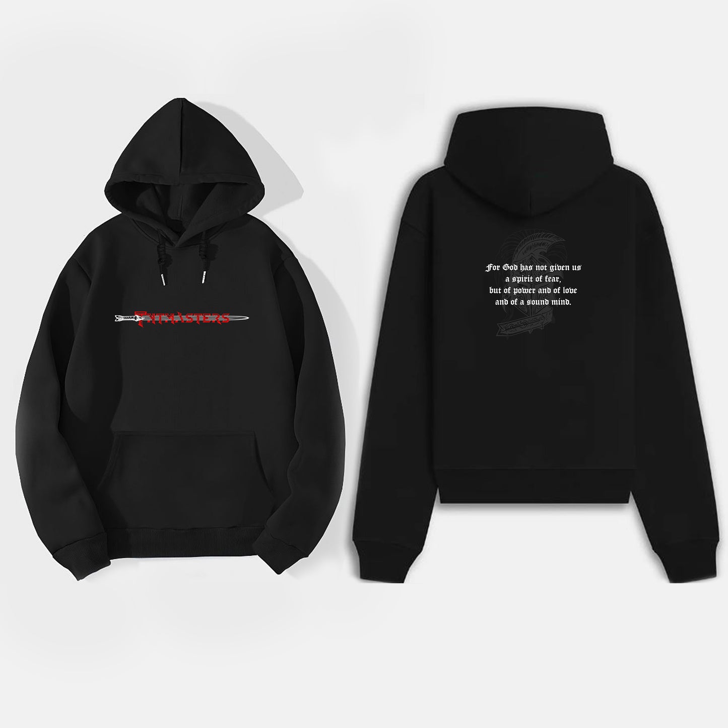 Sword of the Spirit Customized Pullover TNTMASTERS Hoodie-2 Timothy 1:7