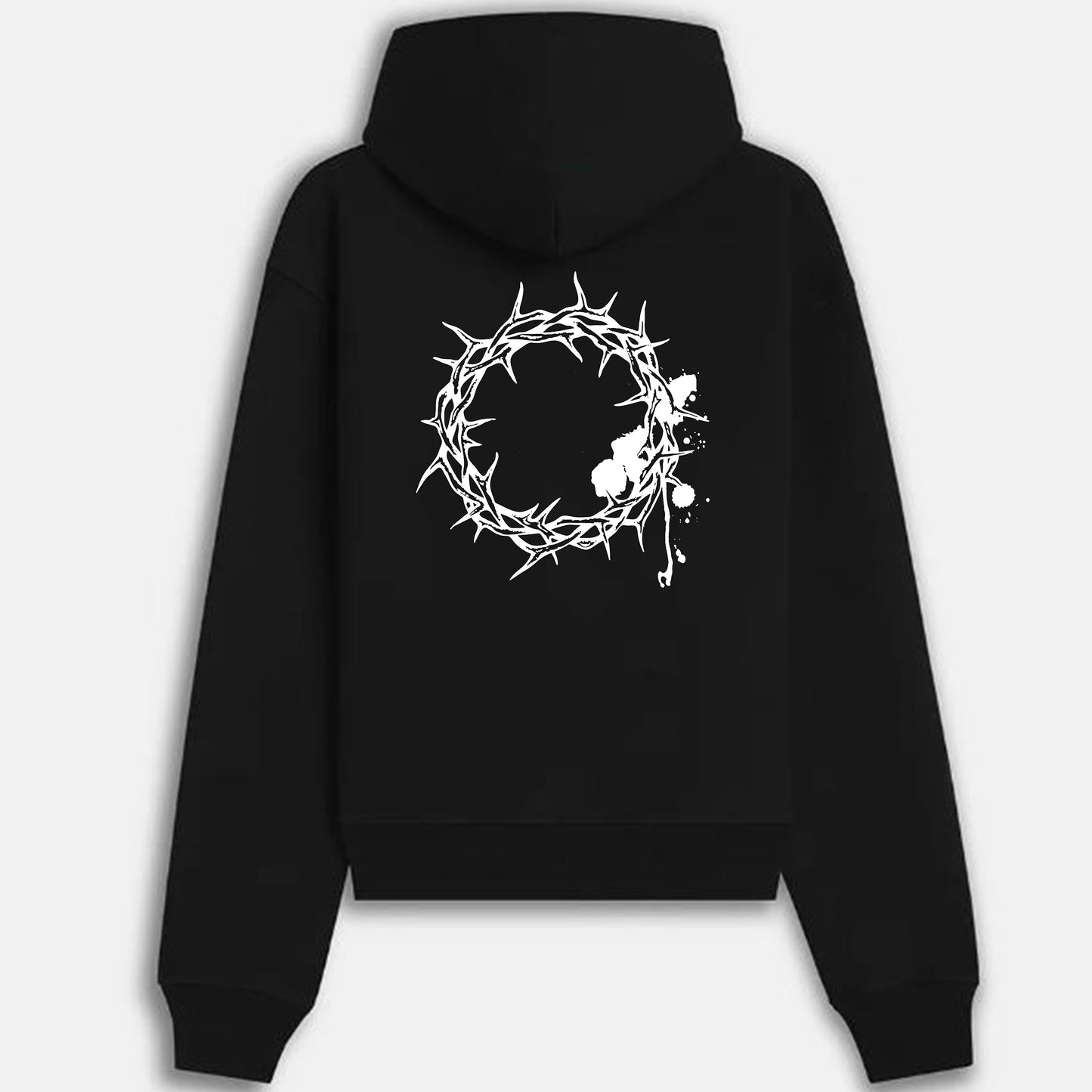 Christian Crown Of Thorns Customized Pullover TNTMASTERS Hoodie, Black
