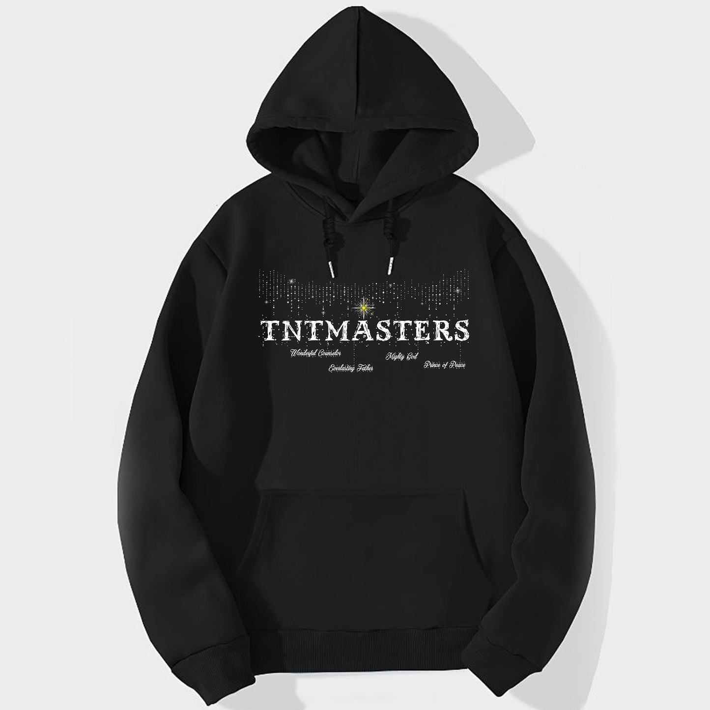 Jesus Born Star Isaiah 9:6 Customized Pullover TNTMASTERS Hoodie, Black