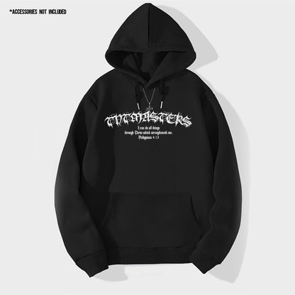 Gothic Letter Printed Customized Pullover TNTMASTERS Hoodie, Unisex