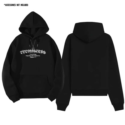 Gothic Letter Printed Customized Pullover TNTMASTERS Hoodie, Unisex