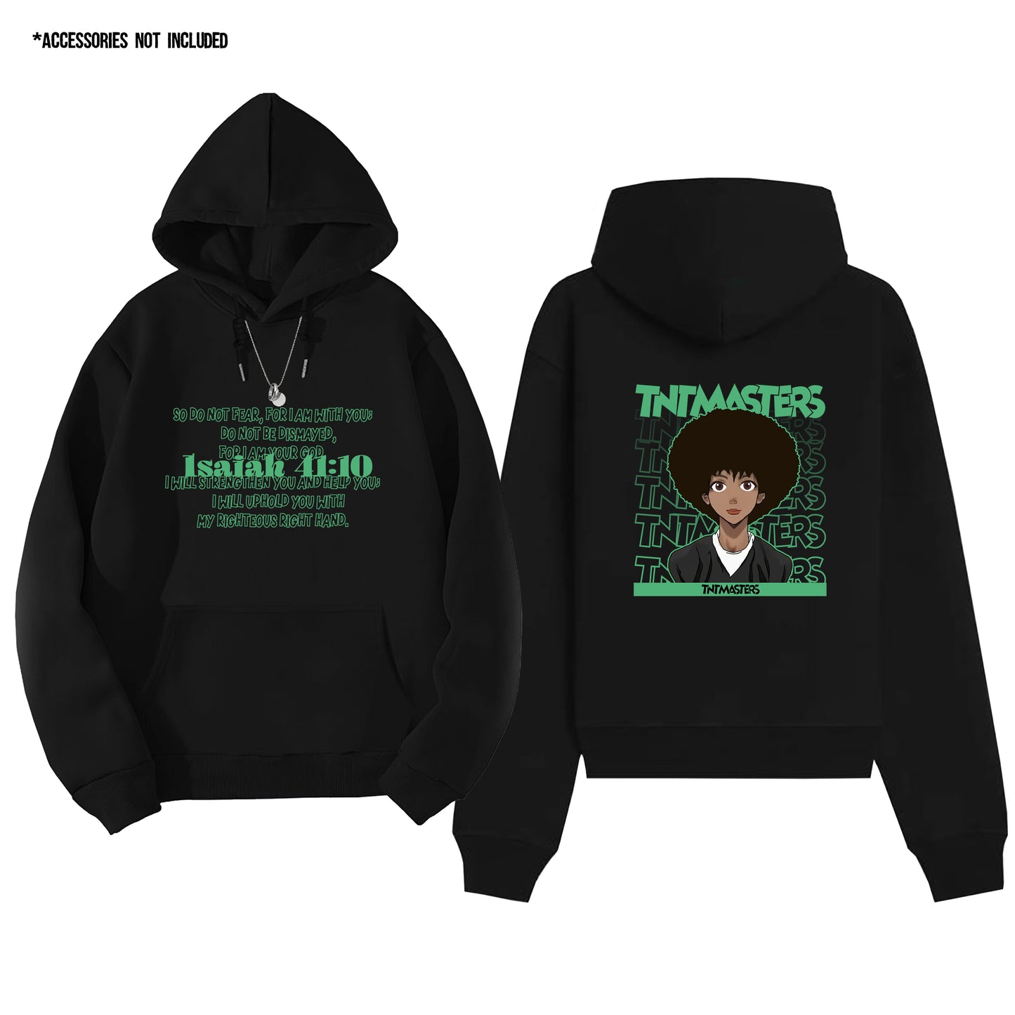 Character Customized Pullover TNTMASTERS Hoodie, Black