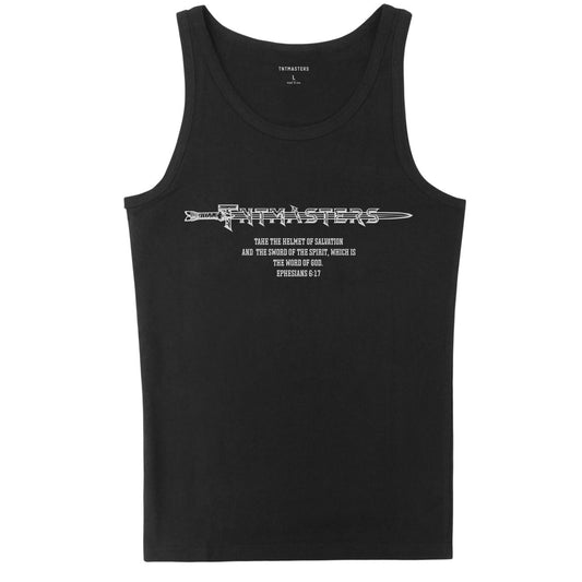 Sword of the Spirit Men's Tank Top 100% Cotton, Black